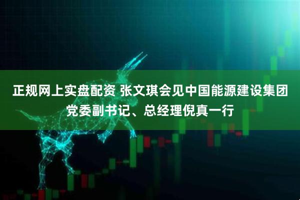 正规网上实盘配资 张文琪会见中国能源建设集团党委副书记、总经理倪真一行