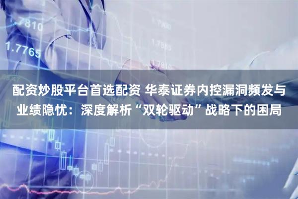 配资炒股平台首选配资 华泰证券内控漏洞频发与业绩隐忧：深度解析“双轮驱动”战略下的困局