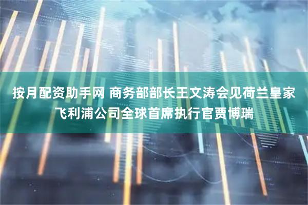 按月配资助手网 商务部部长王文涛会见荷兰皇家飞利浦公司全球首席执行官贾博瑞